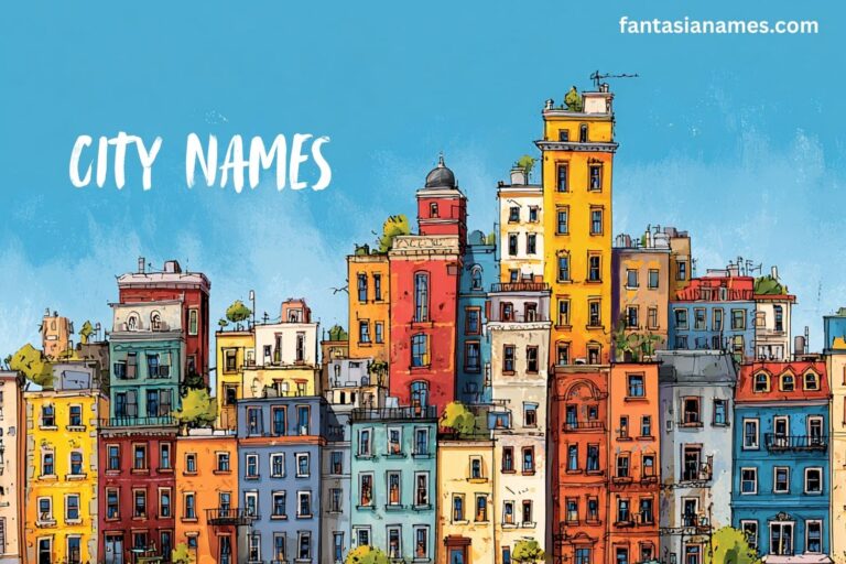 city names