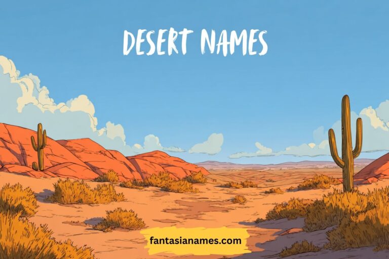 desert names