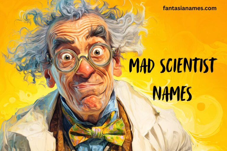 mad scientist names