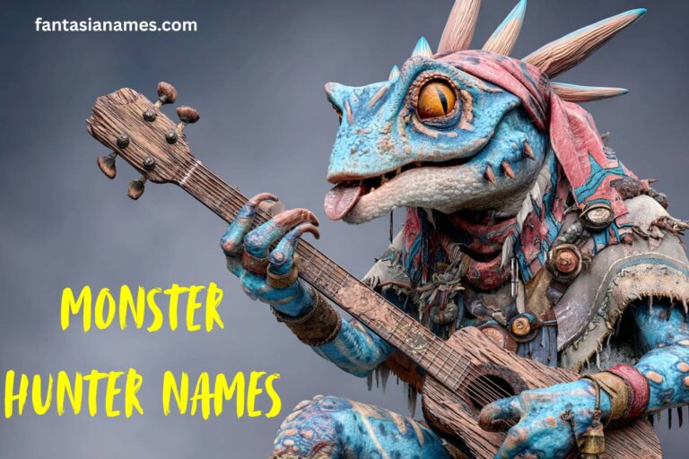 monster hunter names