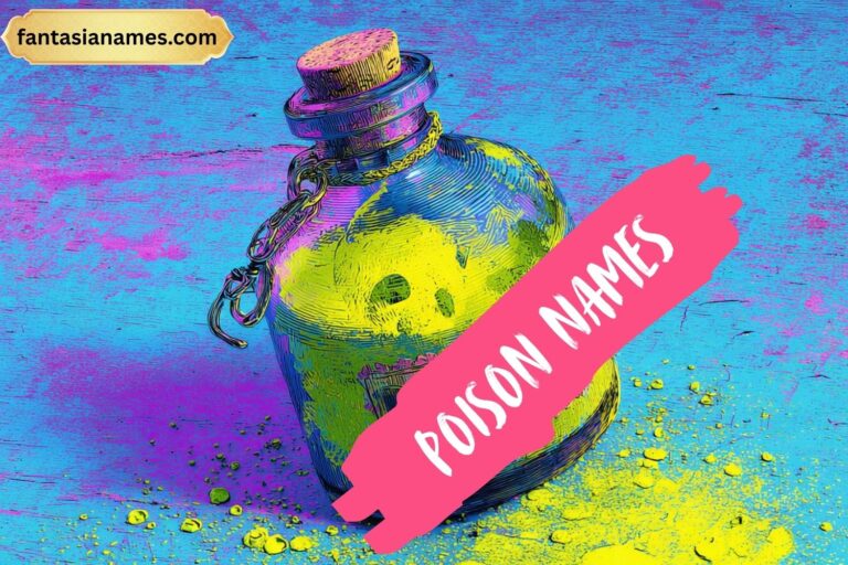 poison names