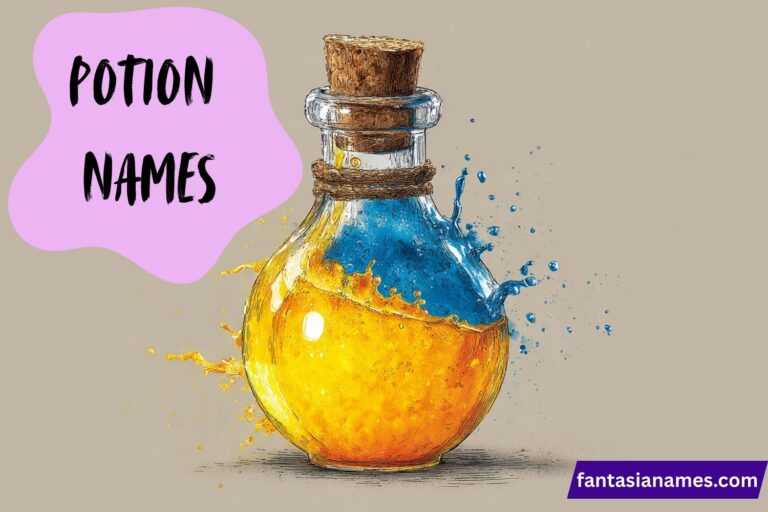 potion names