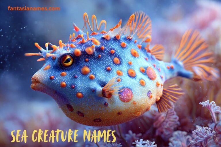 sea creature names