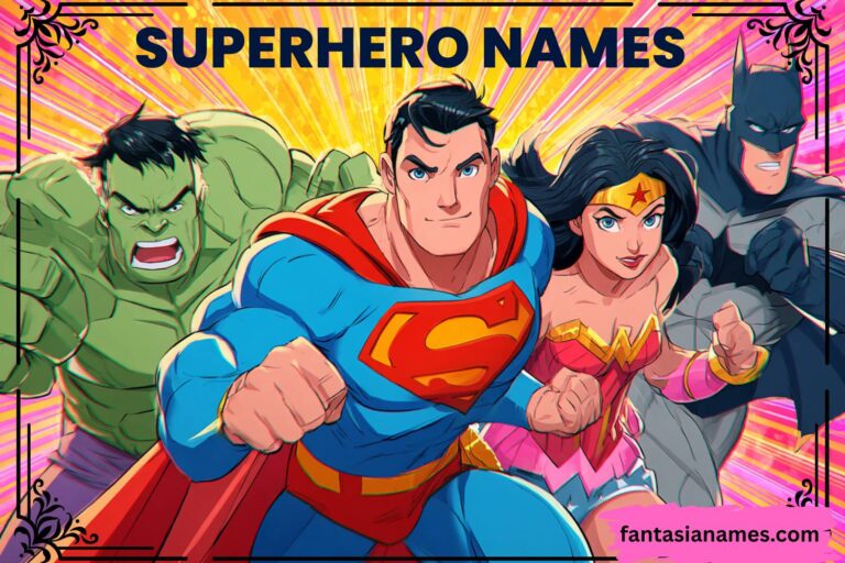 superhero names