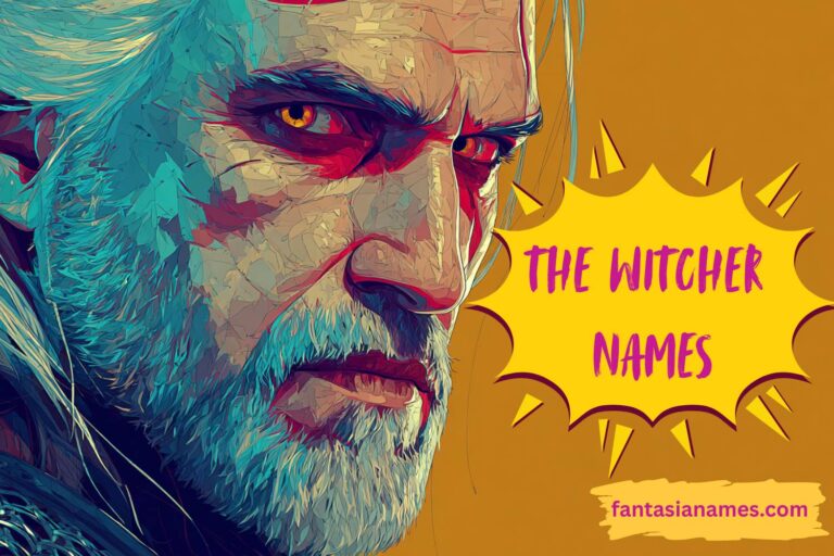 the witcher names